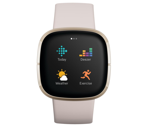 Google Fitbit Sense złoto beżowy + Fitbit Premium - 587726 - zdjęcie 6